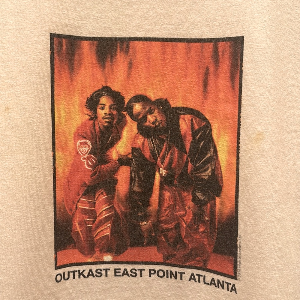 Slightly Worn OutKast Men’s Tshirt White Size Medium - Picture 3 of 11